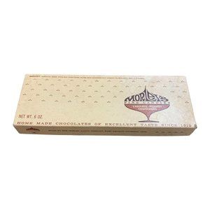VTG MORLEY Fine Candies Candy Box East Detroit Michigan Advertisement Chocolate